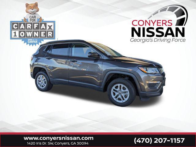 used 2021 Jeep Compass car, priced at $18,482