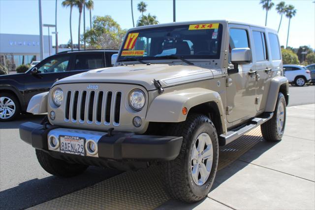 used 2017 Jeep Wrangler Unlimited car, priced at $20,892