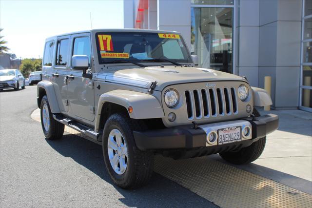 used 2017 Jeep Wrangler Unlimited car, priced at $20,892