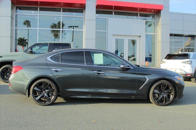 used 2020 Genesis G70 car, priced at $27,000