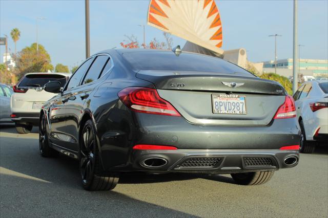 used 2020 Genesis G70 car, priced at $27,000