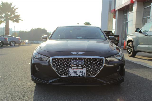 used 2020 Genesis G70 car, priced at $27,000