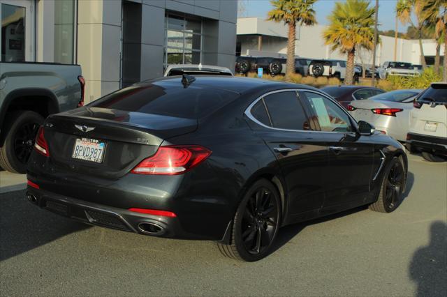 used 2020 Genesis G70 car, priced at $27,000