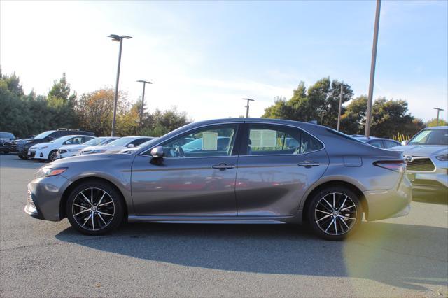 used 2021 Toyota Camry car, priced at $25,000