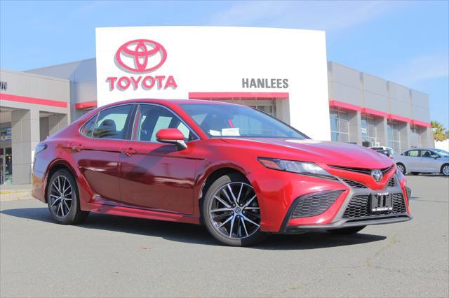 used 2021 Toyota Camry car, priced at $22,100