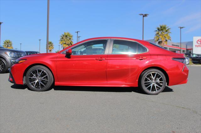 used 2021 Toyota Camry car, priced at $22,100