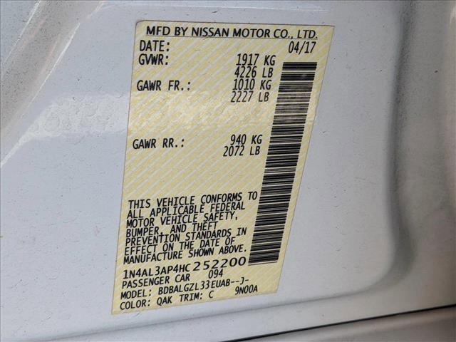 used 2017 Nissan Altima car, priced at $6,998