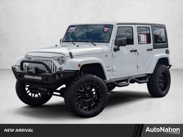 used 2017 Jeep Wrangler Unlimited car, priced at $19,898