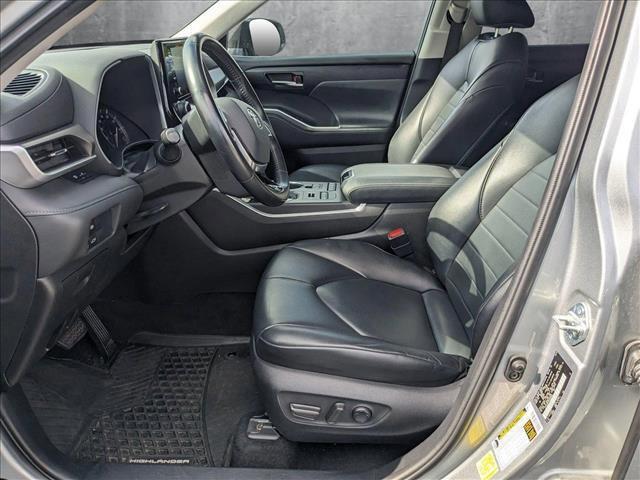 used 2021 Toyota Highlander car, priced at $30,098