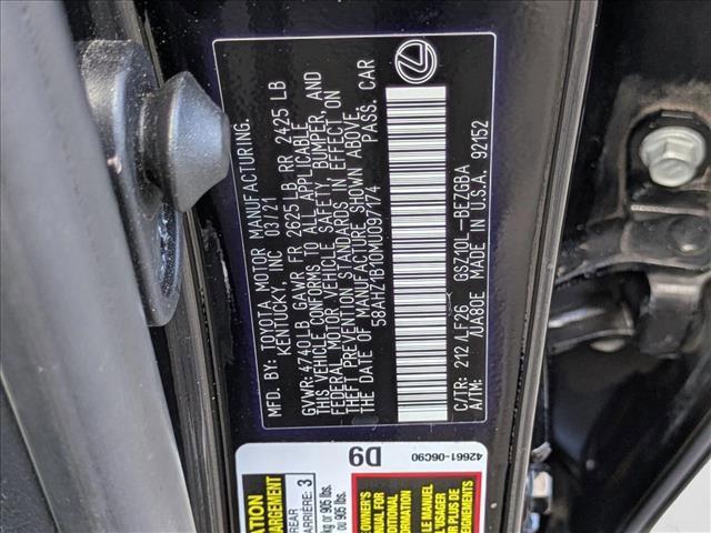 used 2021 Lexus ES 350 car, priced at $33,998