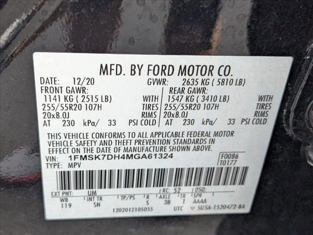 used 2021 Ford Explorer car, priced at $20,698