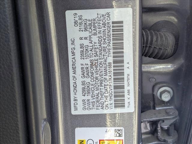 used 2019 Honda Accord car, priced at $15,998