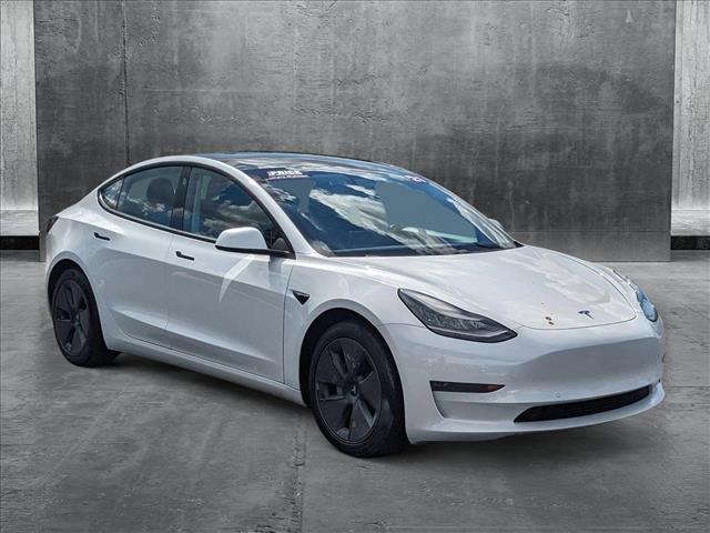 used 2021 Tesla Model 3 car, priced at $19,798