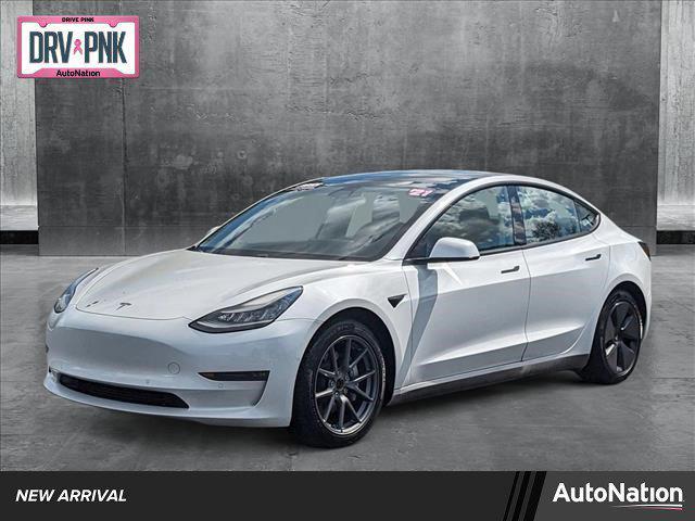 used 2021 Tesla Model 3 car, priced at $19,798