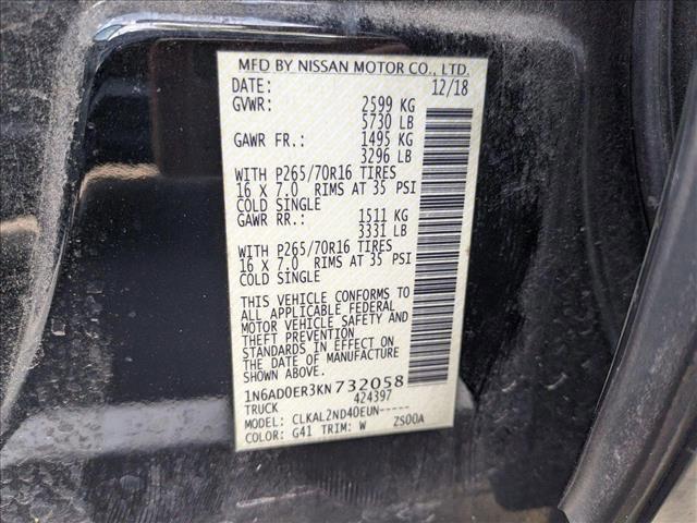 used 2019 Nissan Frontier car, priced at $19,210