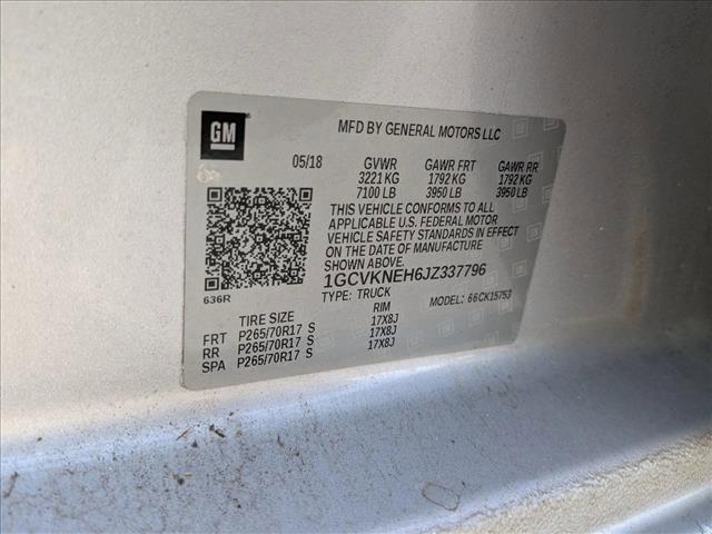 used 2018 Chevrolet Silverado 1500 car, priced at $16,898