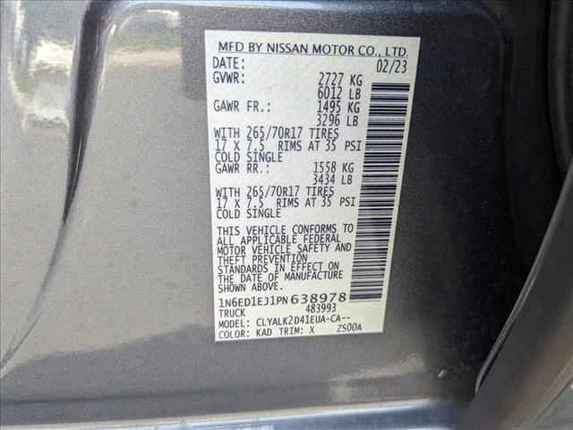 used 2023 Nissan Frontier car, priced at $31,898