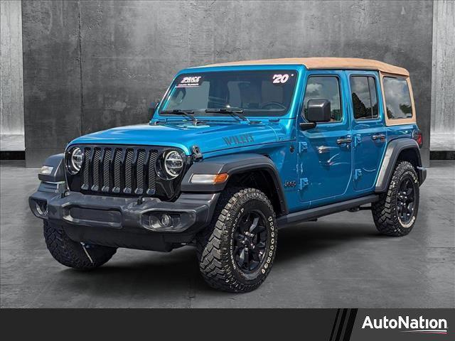 used 2020 Jeep Wrangler Unlimited car, priced at $31,498