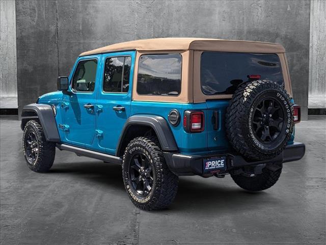 used 2020 Jeep Wrangler Unlimited car, priced at $31,498