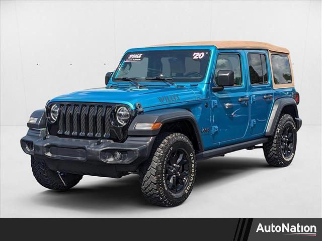 used 2020 Jeep Wrangler Unlimited car, priced at $29,998
