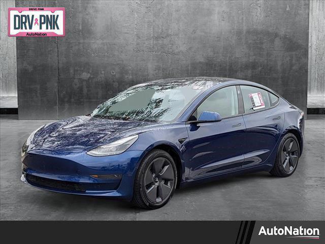 used 2021 Tesla Model 3 car, priced at $21,998