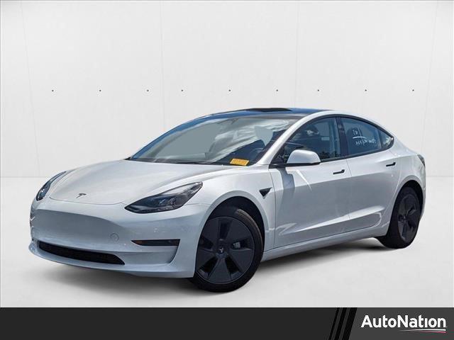 used 2023 Tesla Model 3 car, priced at $26,398