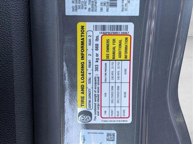 used 2021 Ford Mustang car, priced at $39,998