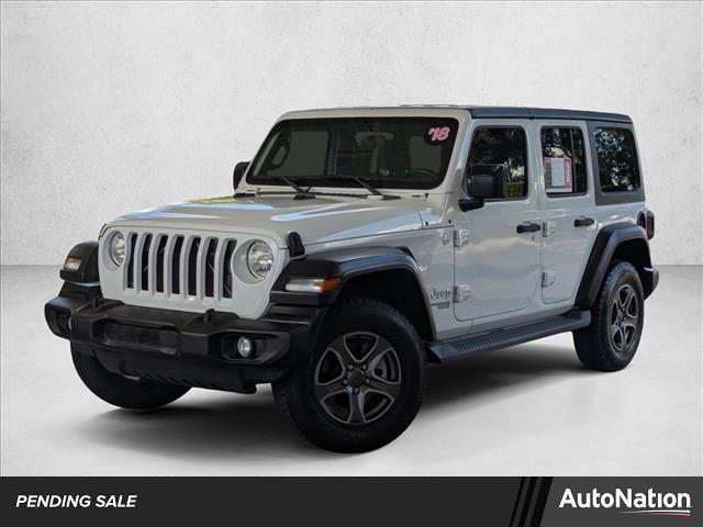 used 2018 Jeep Wrangler Unlimited car, priced at $18,498