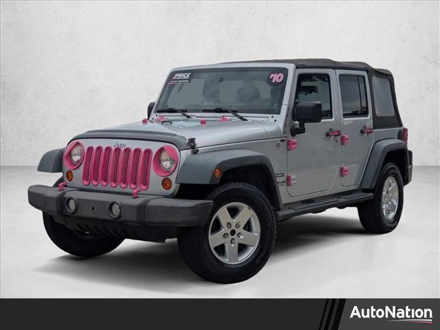 used 2010 Jeep Wrangler Unlimited car, priced at $13,598