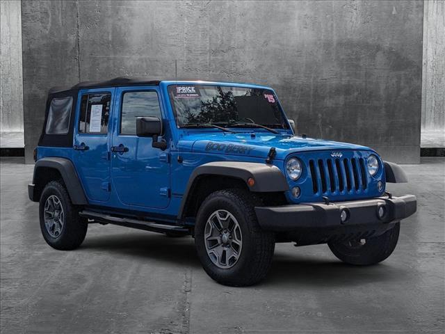 used 2015 Jeep Wrangler Unlimited car, priced at $16,998