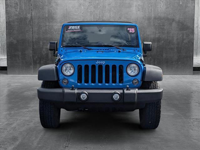 used 2015 Jeep Wrangler Unlimited car, priced at $16,998