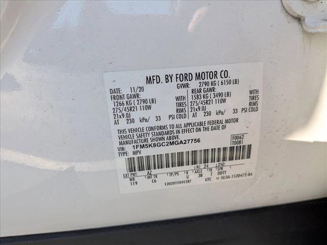 used 2021 Ford Explorer car, priced at $31,698