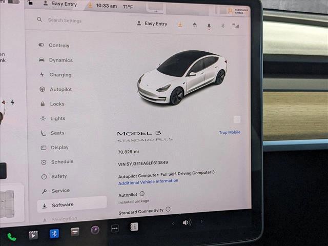 used 2020 Tesla Model 3 car, priced at $18,807