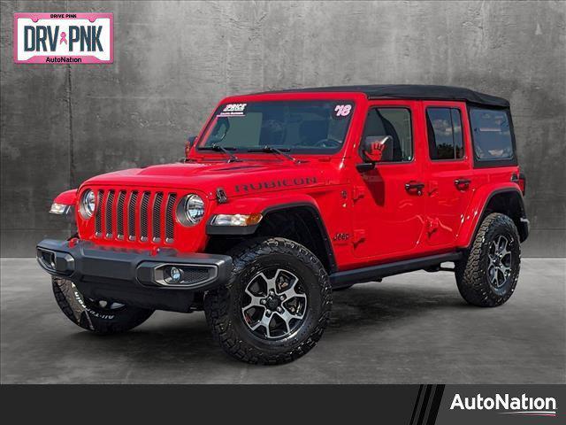 used 2018 Jeep Wrangler Unlimited car, priced at $34,472