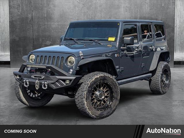 used 2018 Jeep Wrangler JK Unlimited car, priced at $21,992