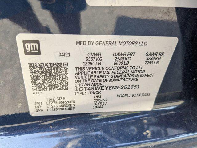 used 2021 GMC Sierra 3500 car, priced at $64,998