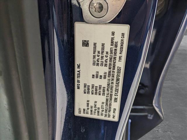 used 2021 Tesla Model 3 car, priced at $21,598