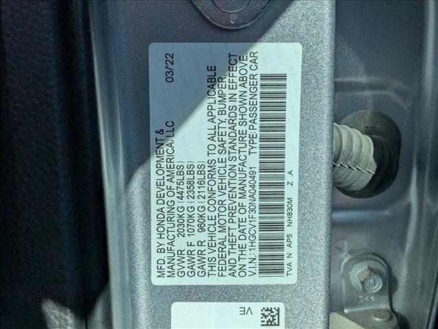 used 2022 Honda Accord car, priced at $19,598