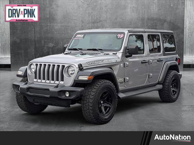 used 2019 Jeep Wrangler Unlimited car, priced at $24,398