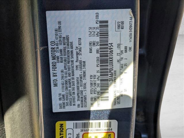 used 2019 Ford Fusion Hybrid car, priced at $9,798