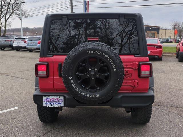 used 2021 Jeep Wrangler car, priced at $31,977