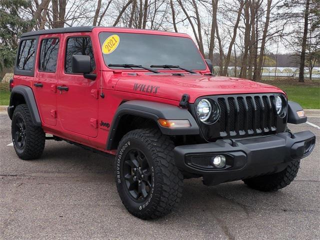 used 2021 Jeep Wrangler car, priced at $31,977