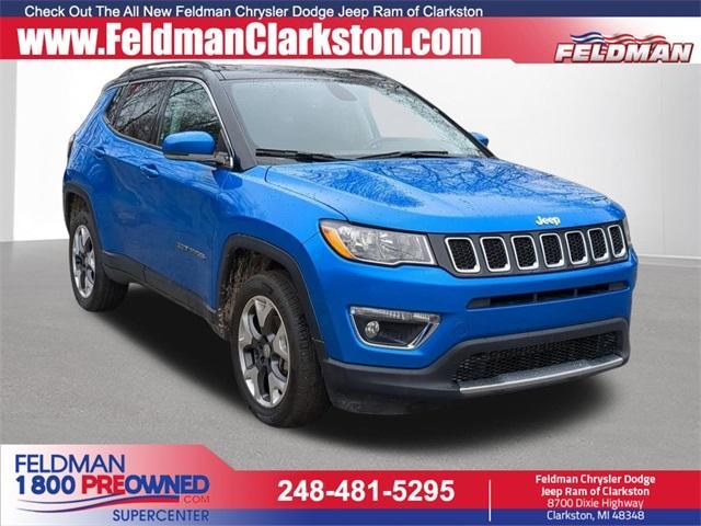 used 2020 Jeep Compass car, priced at $17,912
