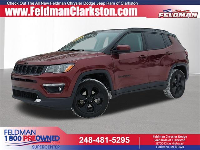 used 2021 Jeep Compass car, priced at $19,998