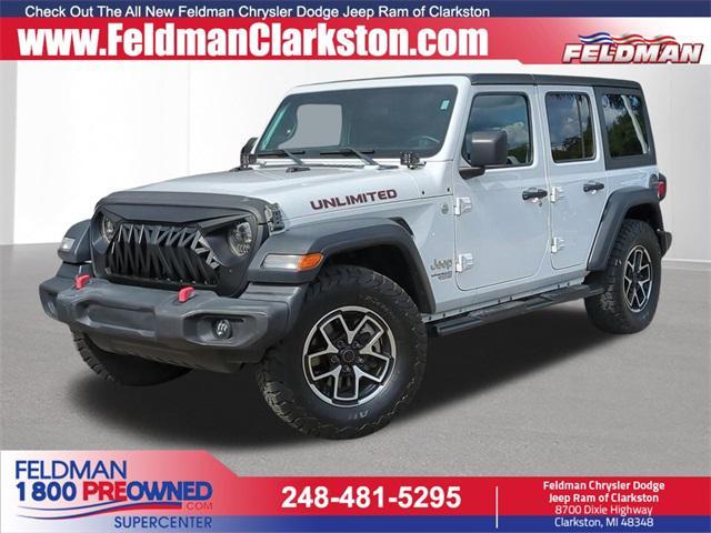 used 2018 Jeep Wrangler Unlimited car, priced at $19,412