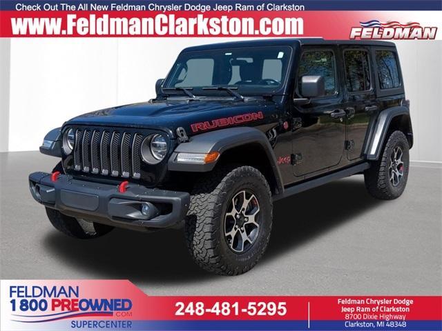 used 2021 Jeep Wrangler Unlimited car, priced at $43,691