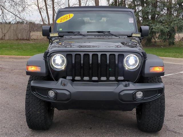 used 2021 Jeep Wrangler car, priced at $32,484