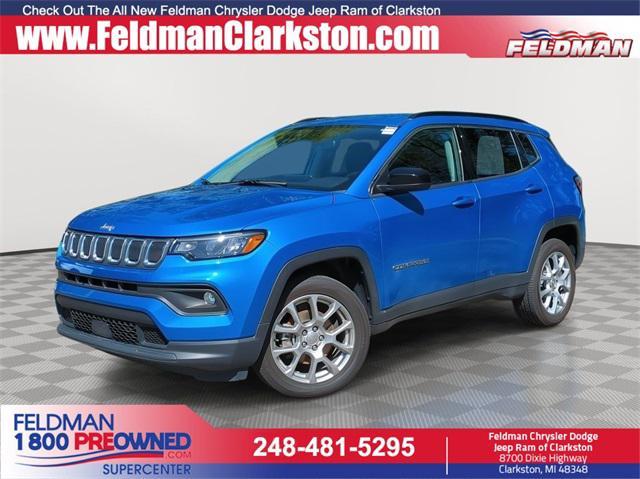used 2022 Jeep Compass car, priced at $22,384