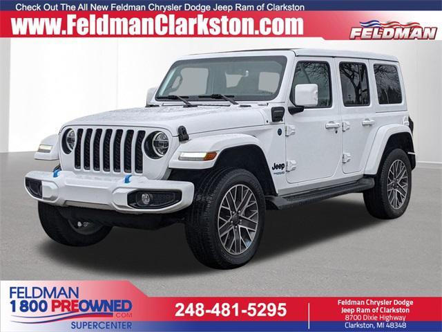 used 2022 Jeep Wrangler Unlimited 4xe car, priced at $32,357