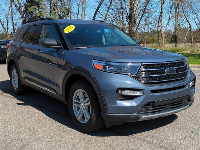 used 2021 Ford Explorer car, priced at $24,619